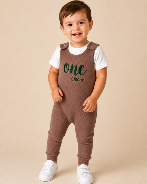 Biscuit Personalised or Plain Dungarees