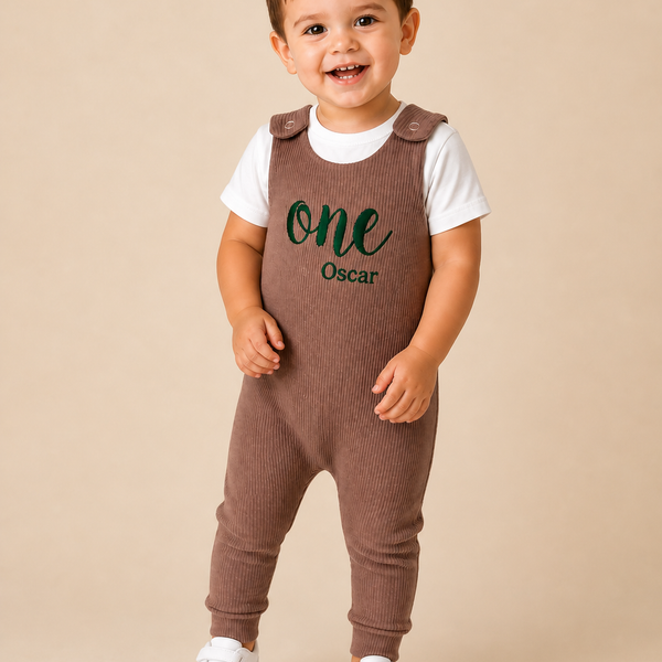 Biscuit Personalised or Plain Dungarees