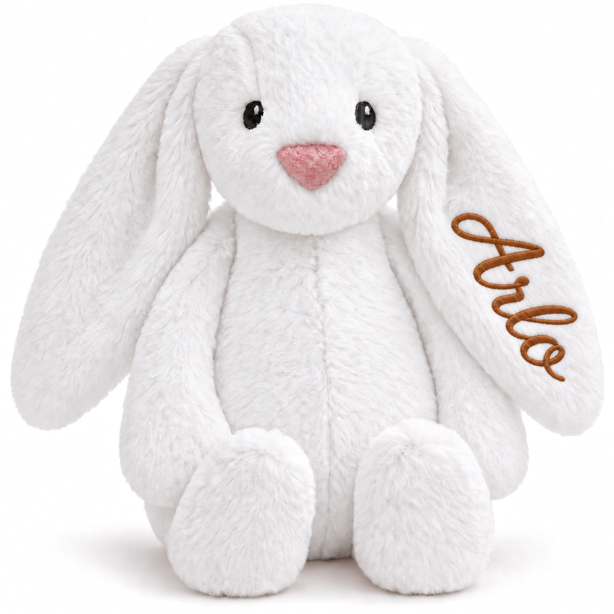 Personalised Grey Bunny Toy