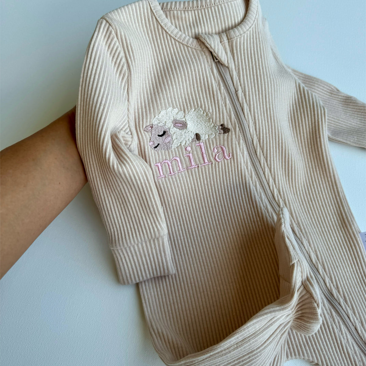 Safari Theme Personalised Zip Romper DreamBuy