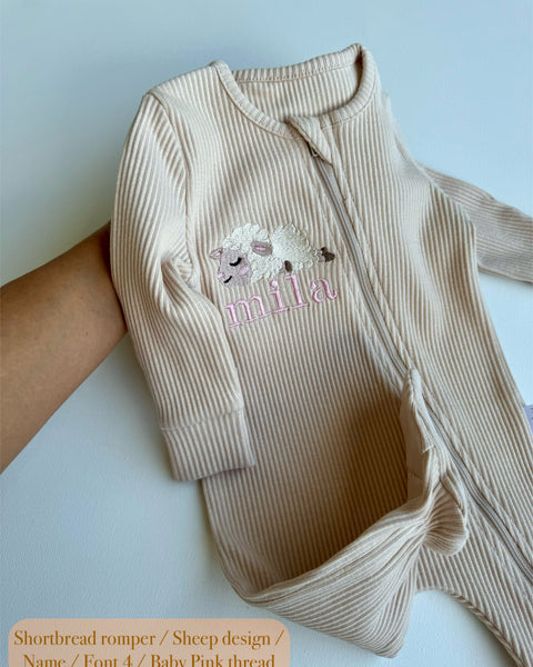 Safari Theme Personalised Zip Romper DreamBuy