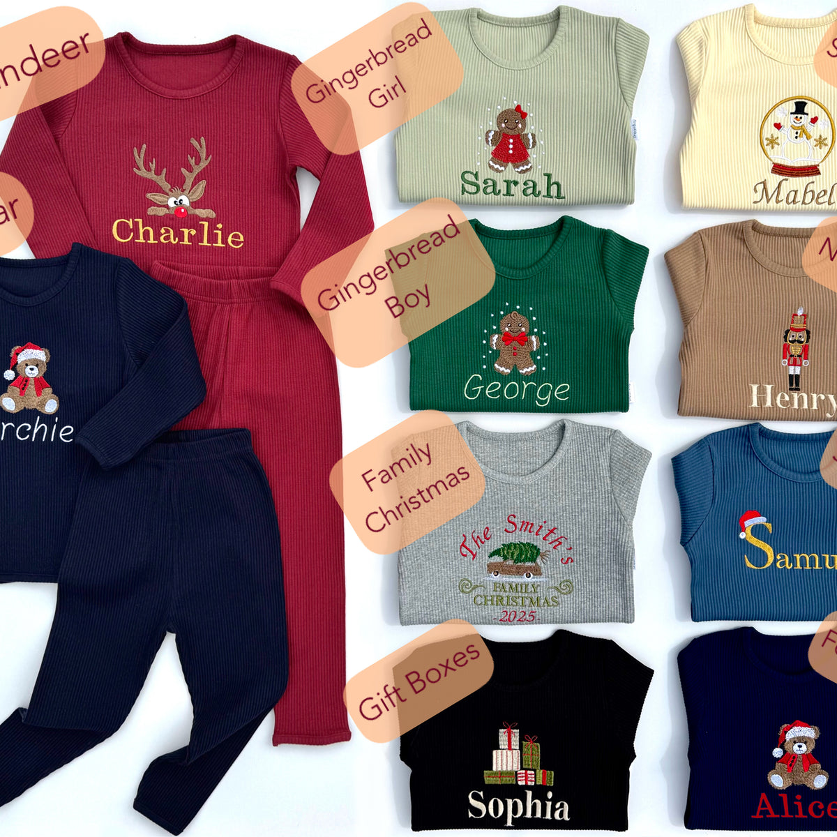 Christmas Festive Bear Lounge Set