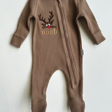 Christmas Reindeer Zip Sleepsuit DreamBuy