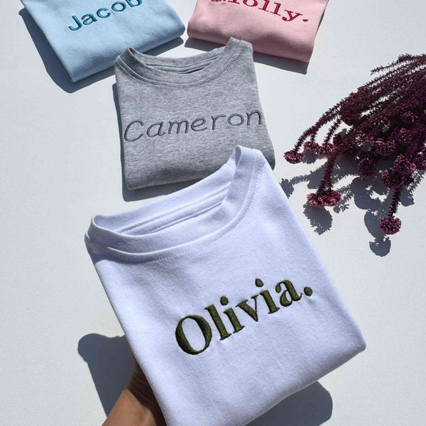 Essential Grey Premium Crewneck Personalised T-shirt DreamBuy