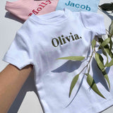 White Premium Crewneck Personalised T-shirt DreamBuy