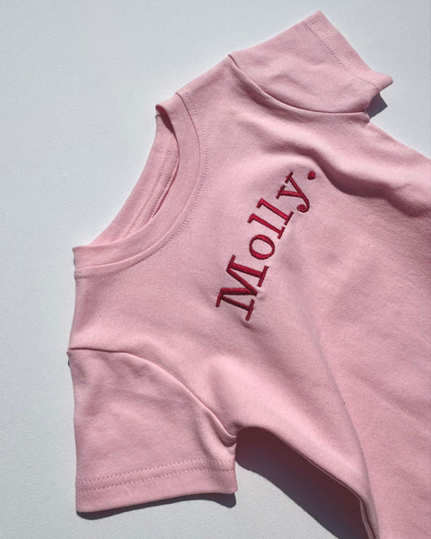 Ballet Pink Premium Crewneck Personalised T-shirt DreamBuy