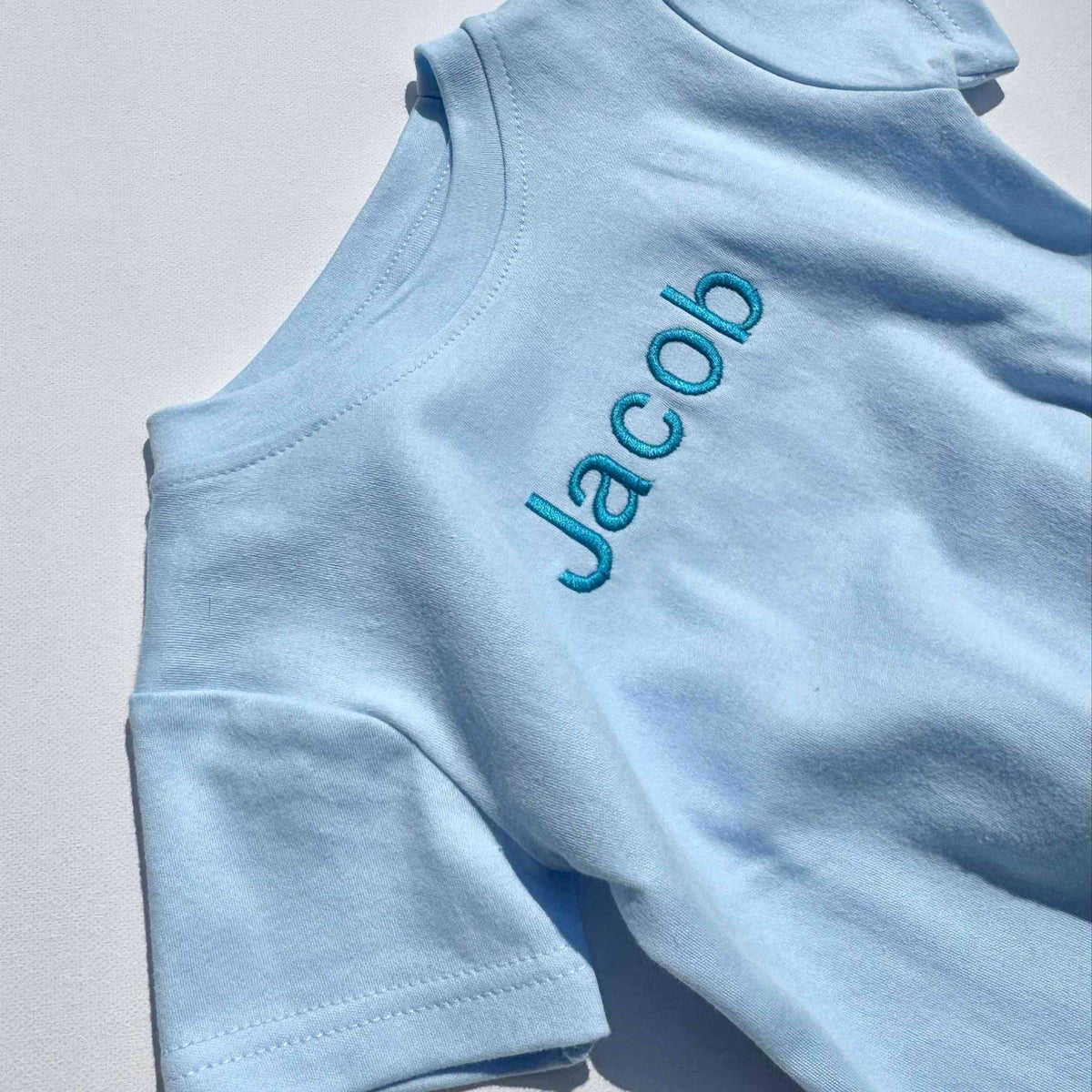 Baby Blue Premium Crewneck Personalised T-shirt DreamBuy