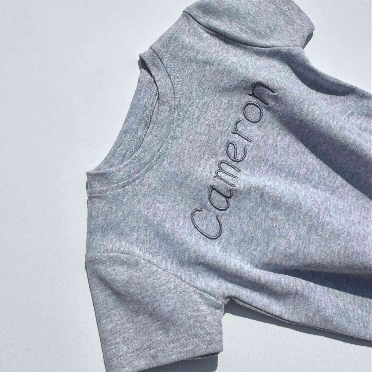 Essential Grey Premium Crewneck Personalised T-shirt DreamBuy