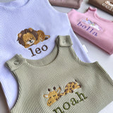 Safari Theme Personalised Dungarees DreamBuy