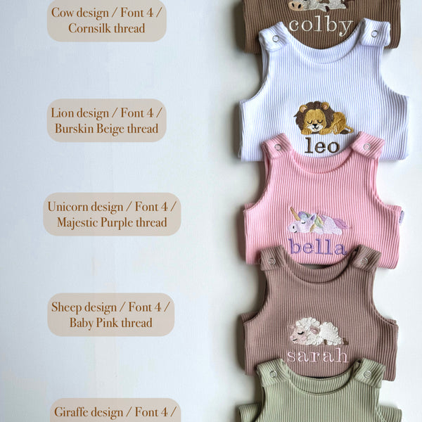 Safari Theme Personalised Dungarees DreamBuy