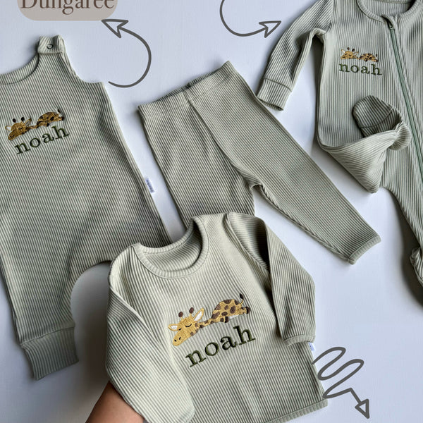 Safari Theme Personalised Dungarees DreamBuy