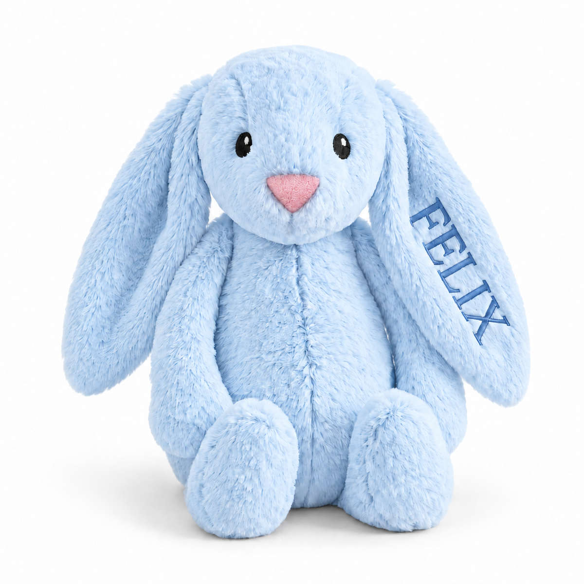 Personalised Grey Bunny Toy
