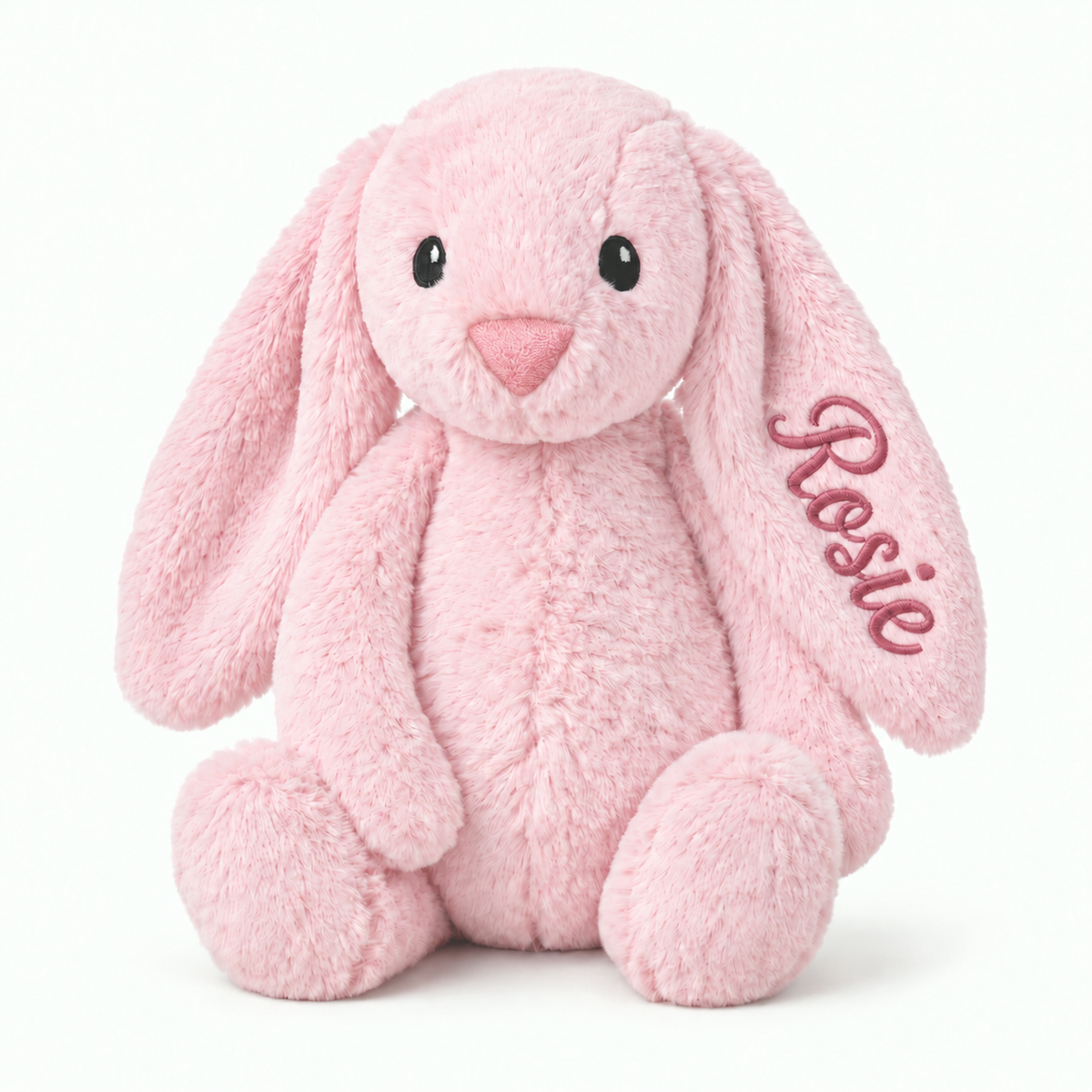 Personalised Grey Bunny Toy