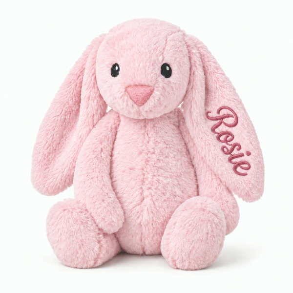 Personalised Grey Bunny Toy