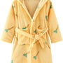 Carrot Print Personalised Embroidered Baby Robe