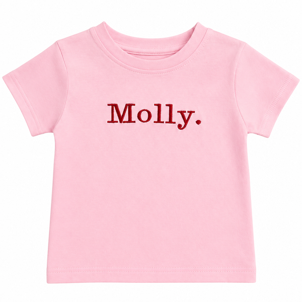 Ballet Pink Premium Crewneck Personalised T-shirt