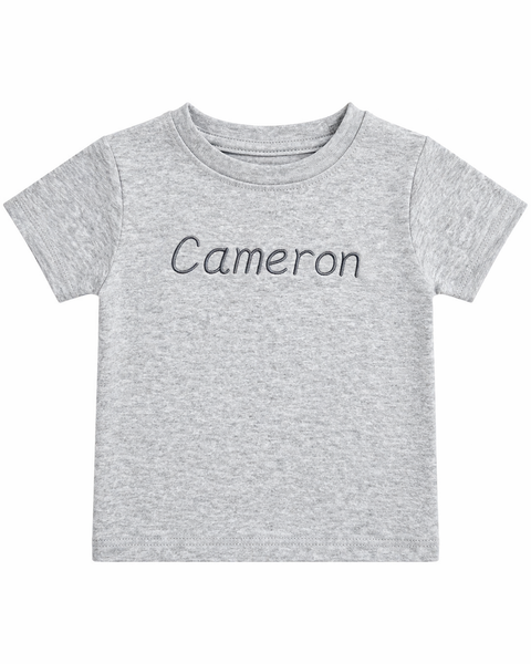 Essential Grey Premium Crewneck Personalised T-shirt